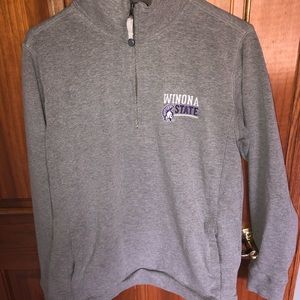 Winona State quarter zip sweatshirt